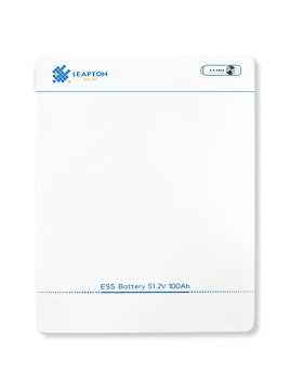 Batterie lithium LiFePO4 5,12 kWh - Leapton Solar EL-A05 51,2 V 100 Ah – communication CAN/RS485